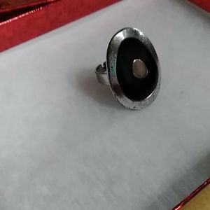 Fashion ring purple statement ring